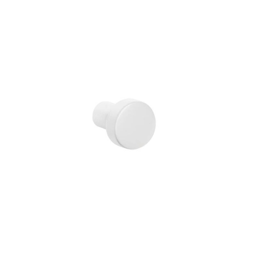 Cuier lemn Button alb