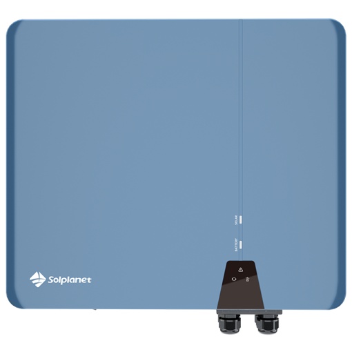 Solplanet hybrid inverter ASW010kH-T3 asymmetric, 10kW, 3P, 3 MPPT, Dongle WLAN, 16A MPPT input current, with EPS, DC SUNCLIX, AC Handa
