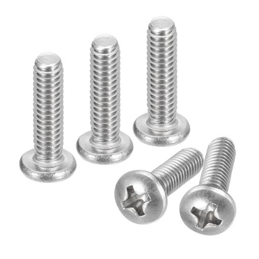 Suruburi cu cap bombat si piulite M6x25 – Set 7 buc/set