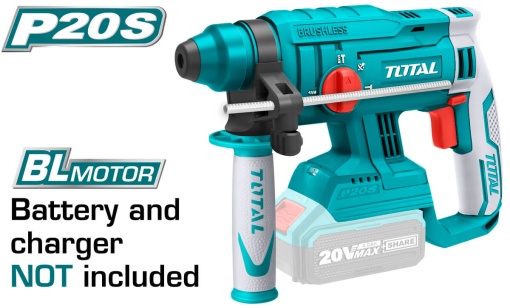 TOTAL - MASINA DE SLEFUIT ROTATIVA - 125MM - LI-ION - 20V