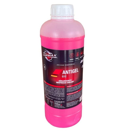 Agent racire Carmax tip antigel G12 1L Concentrat 1:1 (-30C) Rosu - Protectie si Performanta