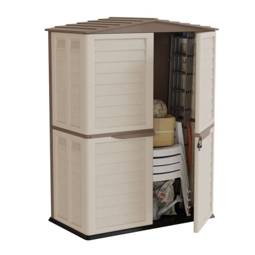 Magazie depozitare, pentru gradina, 151 x 83 x 200 cm, Bej