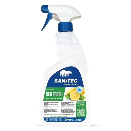 Sanitec, Odorizant de camera, Deo Fresh, Lamaie si Menta, 750 ml