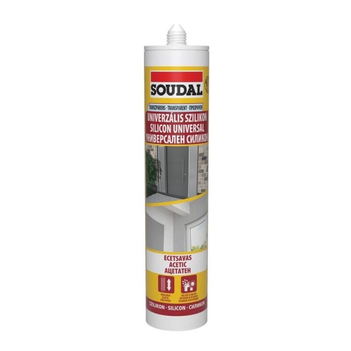 Silicon universal transparent Soudal 280ml