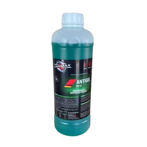 Agent racire Carmax antigel tip D Concentrat 1L 1:1 (-30C) Verde - Protectie si Performanta