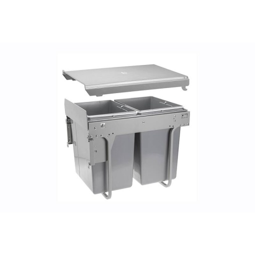 Cos de gunoi 2 recipiente 2x20L GTV