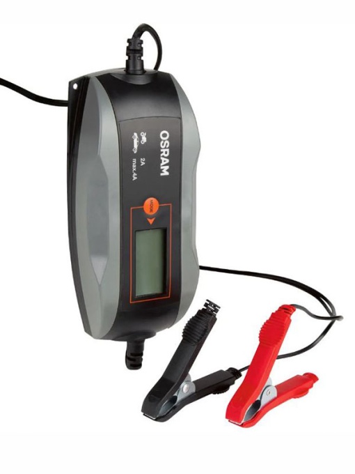 Incarcator baterie, auto, 6 V / 12 V, display digital, Osram