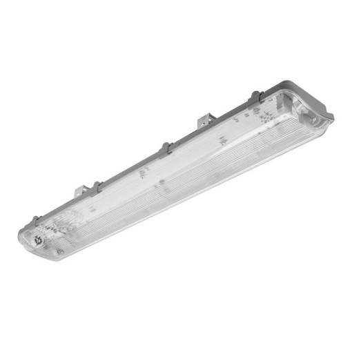 Lampa ermetica G-Tech 2x60cm T8 G13 GTV Gri