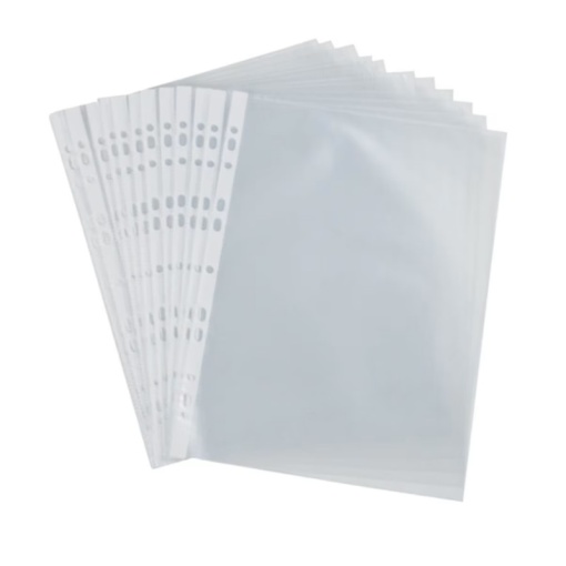 Set 100 bucati folie protectie, documente A4, transparenta
