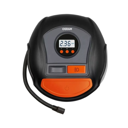 Compresor aer, auto, 120 W, 12 V, display digital, 5.5 bar, Osram