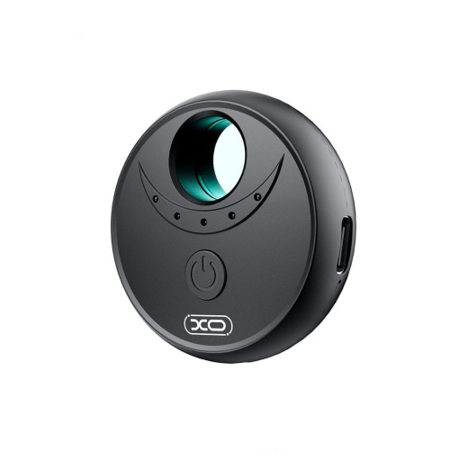 Detector inteligent pentru camere video ascunse, raza 10 m, infrarosu, XO-CRP02, Negru