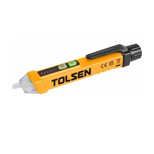 Detector Profesionist Tolsen pentru tensiune fara contact, CAT 3, 12-1000V: Siguranata si precizie - Img 1