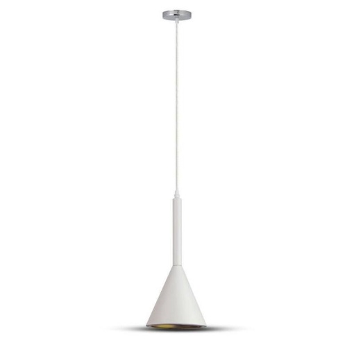Pendul Conic aluminiu alb D160 V-TAC
