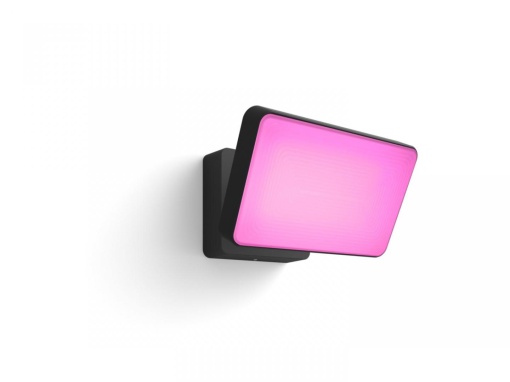 Proiector LED RGB inteligent Philips Hue Discover, 2x15W, 2300 lm ,luminaalba si color (2000-6500K), IP44, 160x220x153mm, Negru