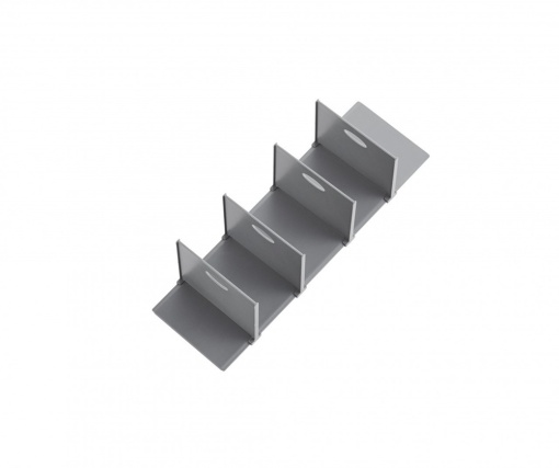 Set 4 separatoare inferioare, cos jolly Preciso corp 150 mm, finisaj antracit