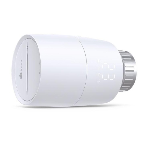 TP-LINK KE100, Termostat smart wireless pentru calorifer, 2.4 GHz Wi-Fi, 868 MHz, Android 5.0 sau mai recentă, iOS 10 sau mai recentă.