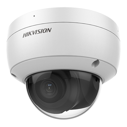 Camera supraveghere Hikvision IP dome DS-2CD2163G2-IU(2.8mm), 6MP, AcuSens - filtrarea alarmelor false dupa corpul uman si masini, microfon audion incorporat, senzor 1/2.8" Progressive Scan CMOS, rezolutie 3200 × 1800@20fps, iluminare Color: 0.005 Lux @