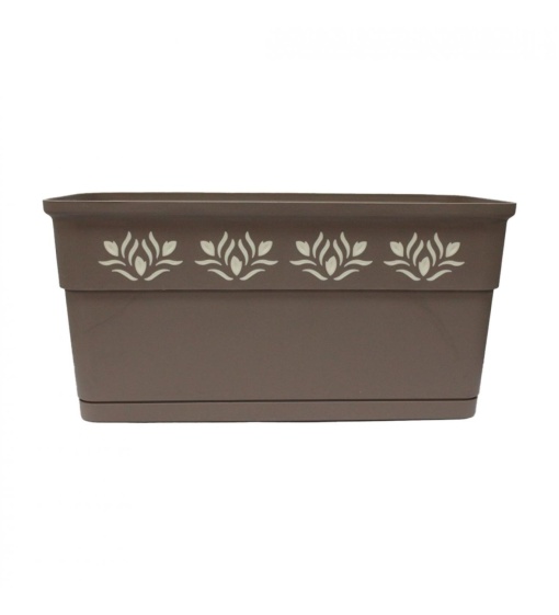 Jardiniera Decor 30 cm din plastic rezistent, greu degradabil UV