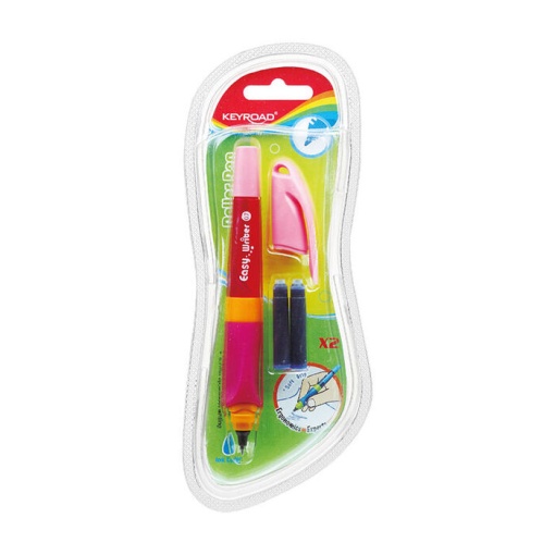 Pix cu 2 rezerve, grosime varf 0.7 mm, grip ergonomic, diverse culori