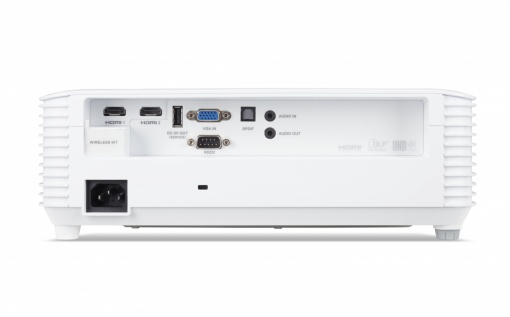Proiector Acer H6805BDa, 4K UHD 3840* 2160, TI XPR, 8.3 megapixel, DLP 3D ready, 16:9/ 4:3, 4.000 lumeni/ 3200 lumeni Eco, 10.000:1, dimensiune maxima imagine 300", distanta maxima de proiectie 10 m, boxa 10W Bluetooth Wireless Audio (V 4.2, BT Out),