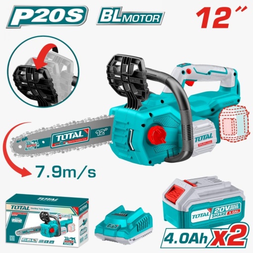 TOTAL - MASINA DE SLEFUIT ROTATIVA - 125MM - LI-ION - 20V