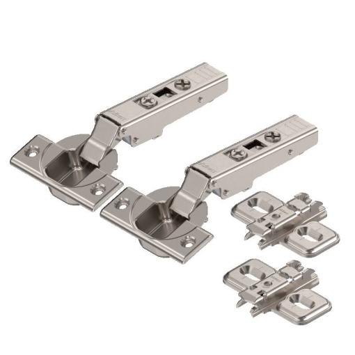 Balama Blum clip aplicata pentru usa profilata 110grade set de 2 buc