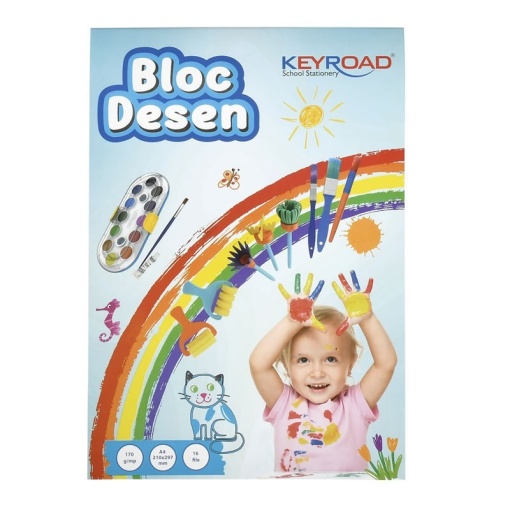 Bloc de desen, format A4, 16 file, vertical