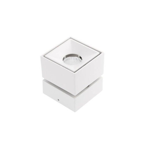 Aplica spot LED patrata Bianco 8W GTV Alb