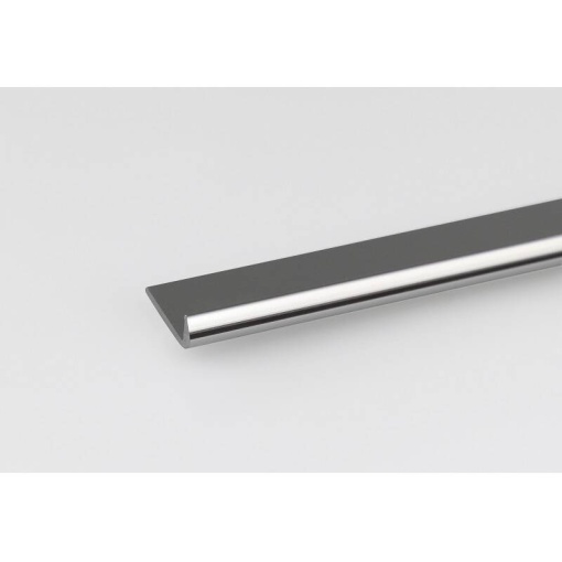 Profil aluminiu tip J 18mm 1m crom