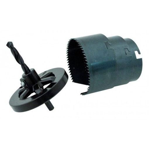 Set de 3 carote pentru lemn, PVC si gipscarton cu diametre de 60, 67, 74 mm