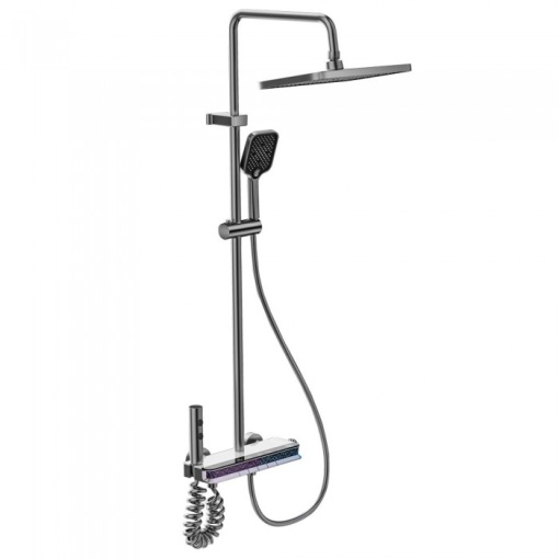Set de dus smart, display LED, afișaj digital, 4 moduri de curgere, ajustabil, MZ130GR, iHunt