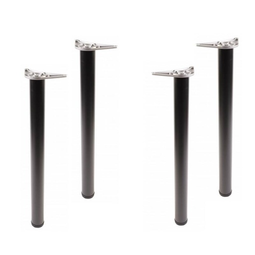 Set picioare masa reglabil negru D60 GTV h710mm