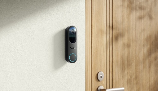 SONERIE VIDEO REOLINK D340B "Resolution:2048*2048 (4MP) @15FPS Field of View：150°（H）x150°（V）x 180°（D） Audio:Two way Talk PIR Detection 7000mAh WiFi:2.4GHz/5GHz Auto reply Storage:Micro SD Card Slot (up to 256GB) Waterproof:IP65" "Smart 2K Dual-Band