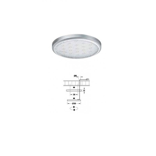 Spot led 12V lumina rece Hafele - Img 1