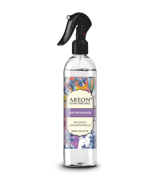 Odorizant spray, Paciuli, Lavanda si Vanilie, auto sau camera, 300 ml, Areon