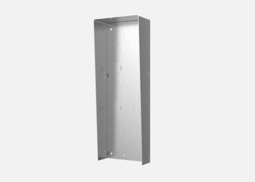 Protectie ploaie pentru 3 module de videointerfon Hikvision DS-KABD8003- RS3/S, material otel inoxidabil, montaj aplicat, dimensiuni: 116.4 × 325.8 × 58 mm, greutate: 702.3 g