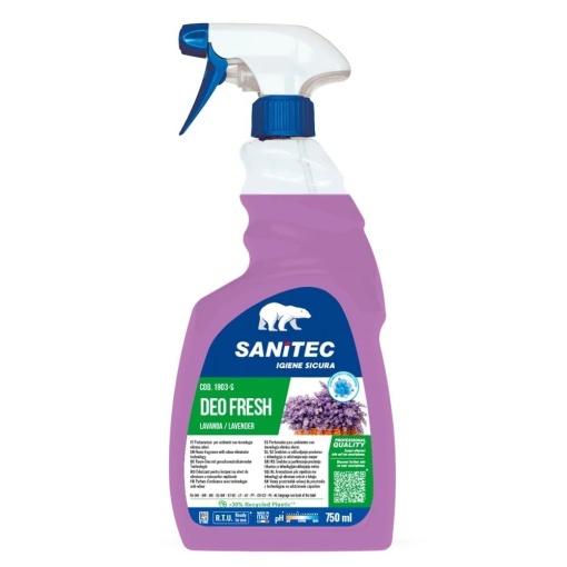 Sanitec, Odorizant de camera, Deo Fresh, Lavanda, 750 ml