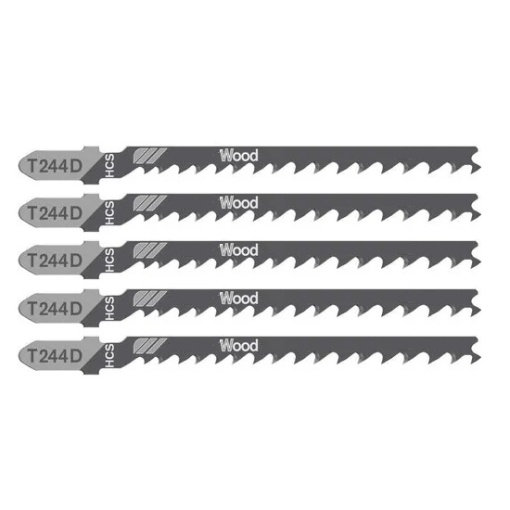 Set de 5 panze T244D pentru fierastrau pendular, 4-52 mm