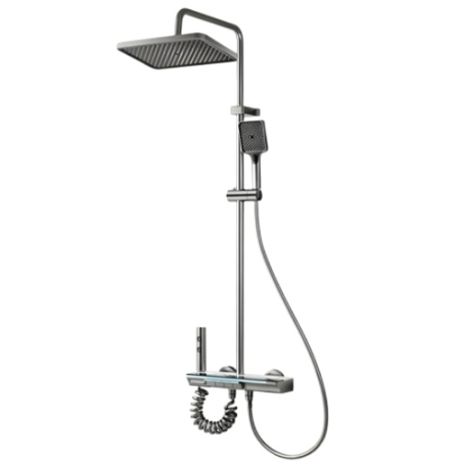 Set de dus smart, display LED, afișaj digital, 4 moduri de curgere, ajustabil, MZ110GR, iHunt