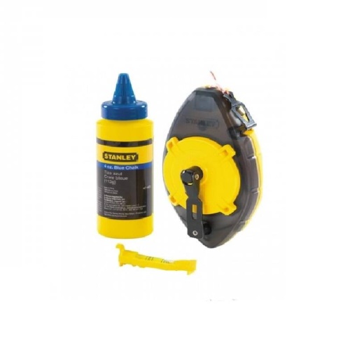 Set sfoara trasat, nivela fir si creta albastra Stanley