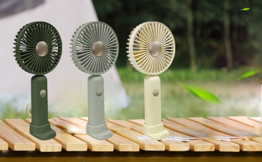 Ventilator portabil 6W, incarcare USB-C, 6 viteze, unghi reglabil, diverse culori