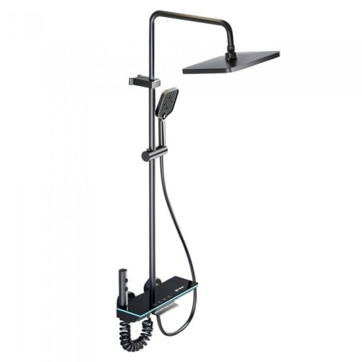 Set de dus smart, display LED, afișaj digital, 4 moduri de curgere, ajustabil, MZ140BL, iHunt