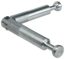 Bolt dublu set 4 bucati, cu cama, montaj unghiular, sistem Minifix, Hafele
