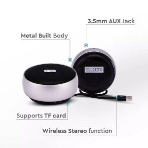 Boxa portabila Bluetooth 800mA verde - Img 3