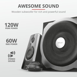 Boxe Stereo Tytan 2.1 Speaker Set - black - Img 3