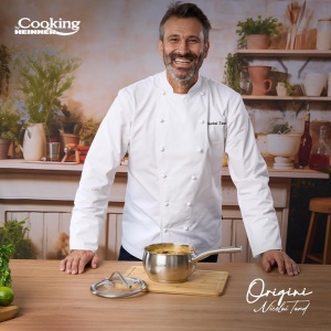 CASEROLA INOX+ CAPAC 16X9 CM, 1.8 L, NICOLAI TAND, ORIGINI, COOKING BY HEINNER - Img 1