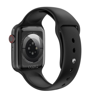 Ceas inteligent, smartwatch, functie apel, ecran 1.96 inch, 128 mb, 220 mAh, curea silicon, Hoco Y12, Negru - Img 3