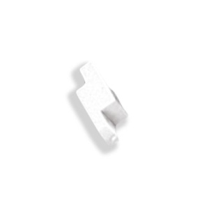 Clema geam plastic alb set