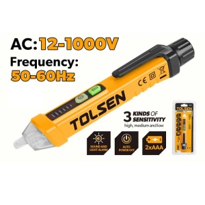 Detector Profesionist Tolsen pentru tensiune fara contact, CAT 3, 12-1000V: Siguranata si precizie - Img 2