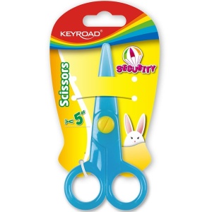 Foarfeca plastic, prescolari, Albastru